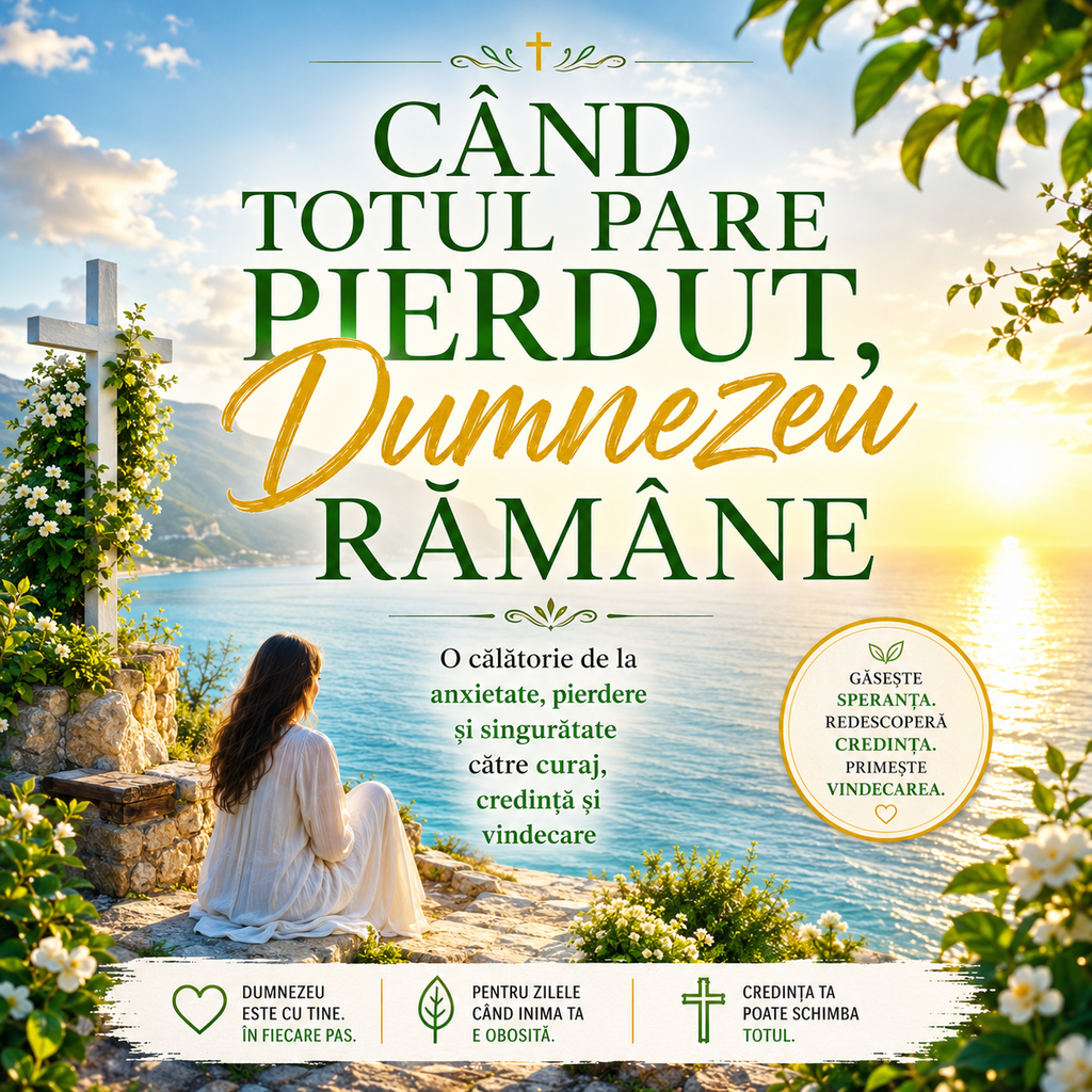 Când Totul Pare Pierdut, Dumnezeu Rămâne! O călătorie de la anxietate, pierdere și singurătate către curaj, credință și vindecare