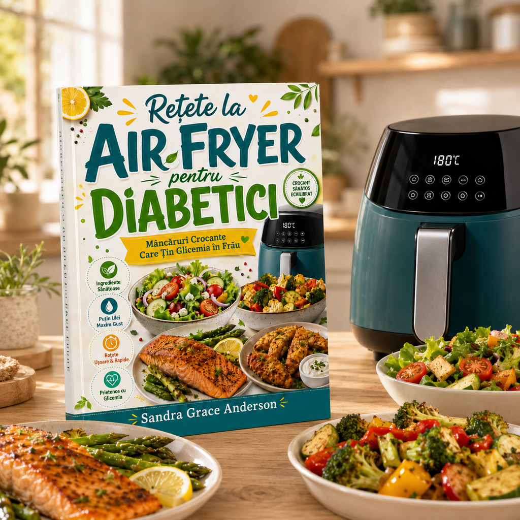 Rețete la Air Fryer pentru Diabetici- Ediție limitată